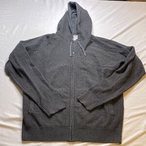 Modern Ambition Men's Gray Zip-Up Hoodie Sweater-NWOT
